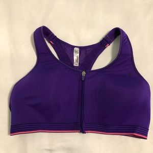🌺 Very Cute Danskin front zip sports bra 40C